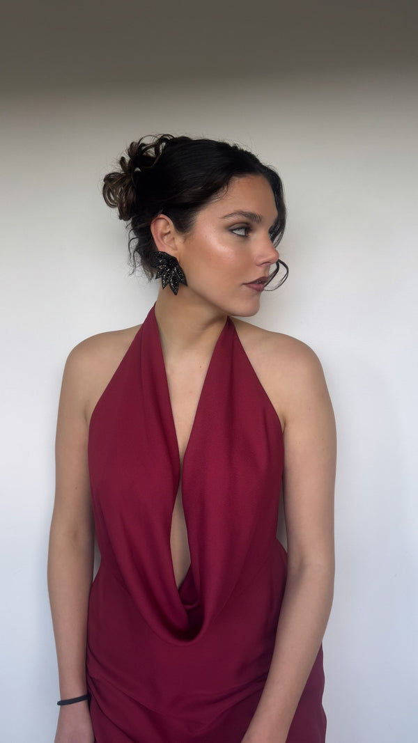 _ineslozano con Vestido Marrocos Marsala