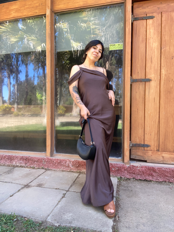  con Vestido Cordoba- Marrón