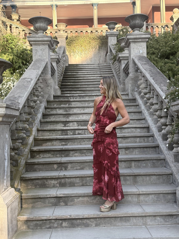 luli.nadal con Vestido Monaco Verde