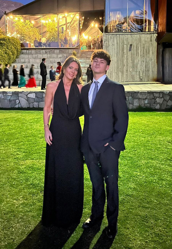  con Vestido Marrocos Negro