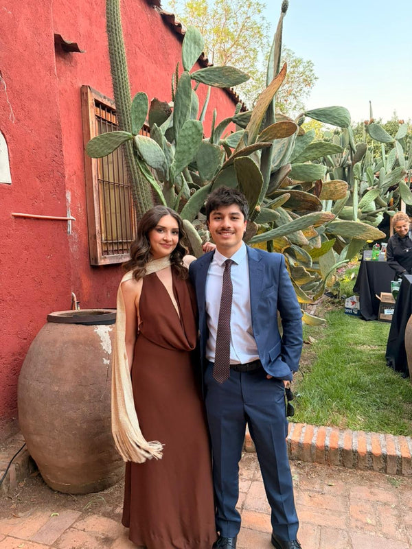  con Vestido Marrocos Café