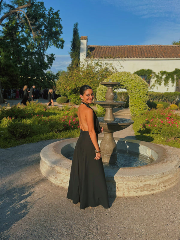  con Vestido Marrocos Negro