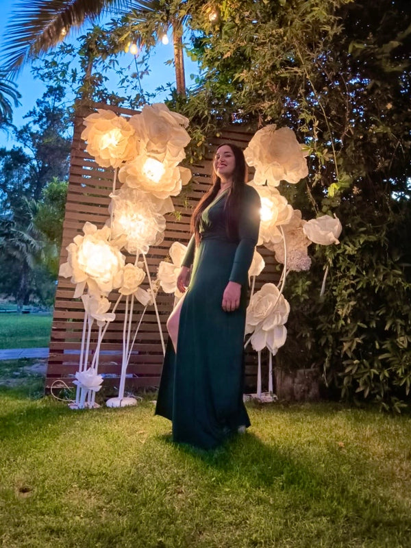  con Vestido Myla Verde