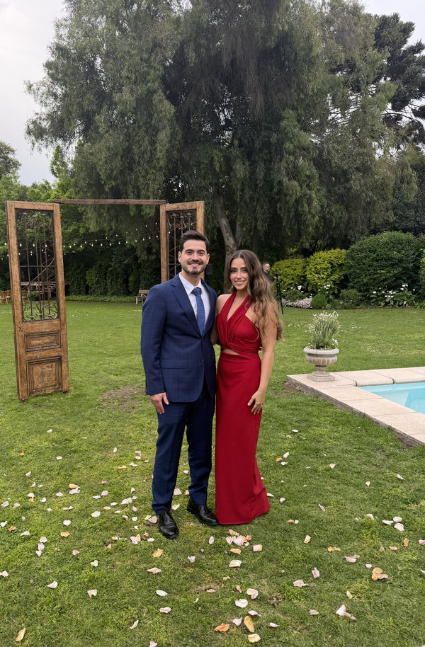 paulinapacini con Vestido Arabis Rojo
