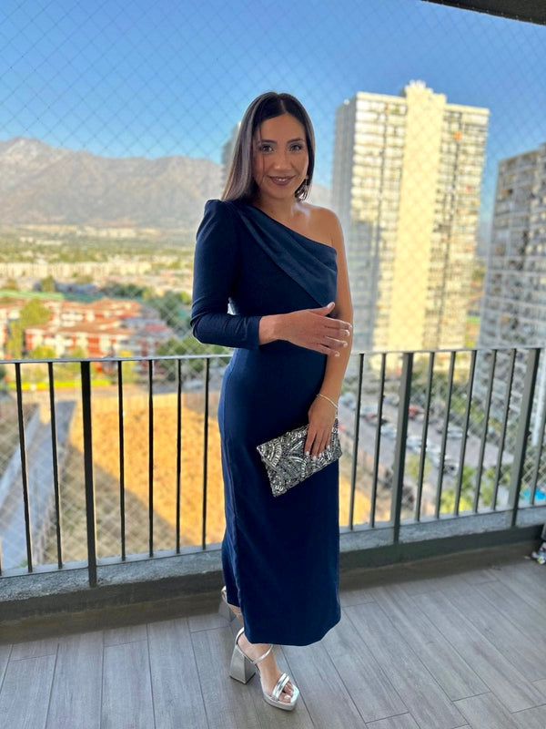  con Vestido Sasa Azul