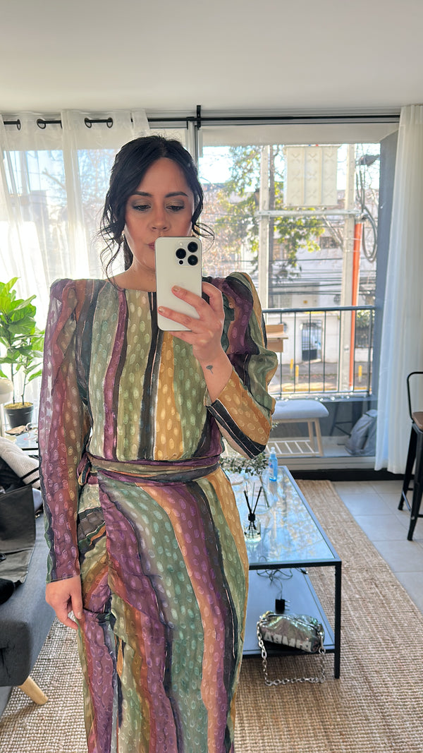  con Vestido Zoe Estampado